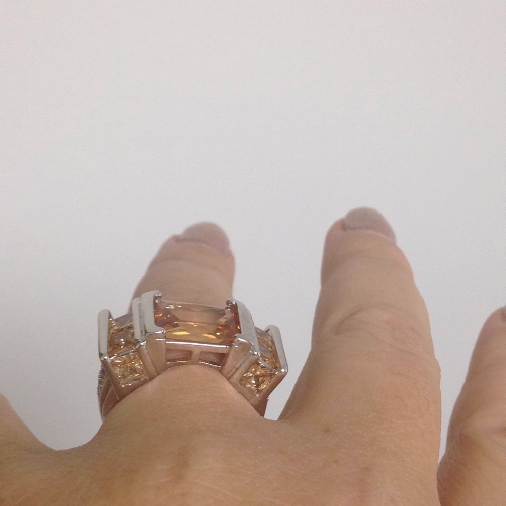 925 sterling silver plated ring - Picture 4 of 7